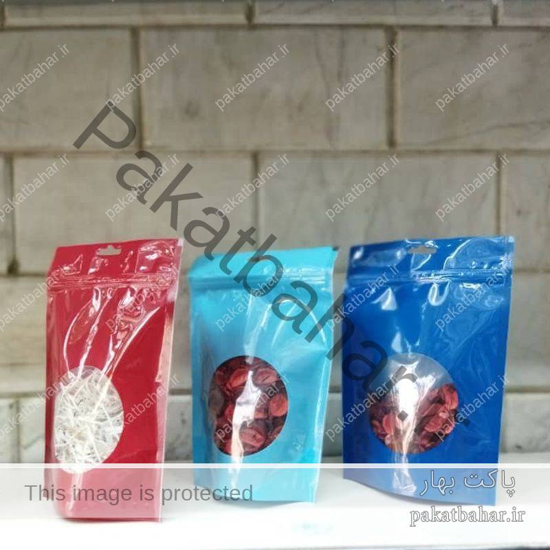 پاکت متالایزپنجره گرد